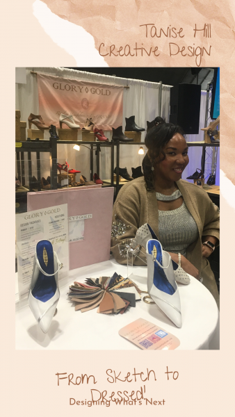 Contact 3 Glory Gold Shoes Designer Tanise Hill
